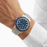 Buy Shop Seiko Presage Style60's Automatic Blue Dial Silver Steel Strap Watch for Men - SRPG05J1 USA Online