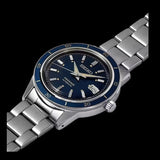 Buy Shop Seiko Presage Style60's Automatic Blue Dial Silver Steel Strap Watch for Men - SRPG05J1 USA Online