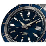 Buy Shop Seiko Presage Style60's Automatic Blue Dial Silver Steel Strap Watch for Men - SRPG05J1 USA Online