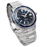 Buy Shop Seiko Presage Style60's Automatic Blue Dial Silver Steel Strap Watch for Men - SRPG05J1 USA Online