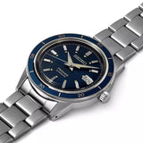 Buy Shop Seiko Presage Style60's Automatic Blue Dial Silver Steel Strap Watch for Men - SRPG05J1 USA Online