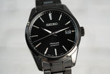 Buy Shop Seiko Presage Sharp Edged Series Black Dial Black Steel Strap Watch For Men - SPB229J1 USA Online