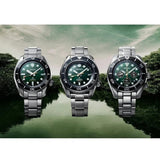 Buy Shop Seiko Prospex 140th Anniversary Limited Edition Automatic Scuba Divers Green Dial Silver Steel Strap Watch for Men - SPB207J1 USA Online