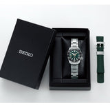 Buy Shop Seiko Prospex 140th Anniversary Limited Edition Automatic Scuba Divers Green Dial Silver Steel Strap Watch for Men - SPB207J1 USA Online