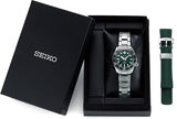 Buy Shop Seiko Prospex 140th Anniversary Limited Edition Automatic Scuba Divers Green Dial Silver Steel Strap Watch for Men - SPB207J1 USA Online