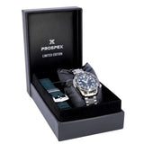 Buy Shop Seiko Prospex 140th Anniversary Limited Edition Automatic Scuba Divers Green Dial Silver Steel Strap Watch for Men - SPB207J1 USA Online