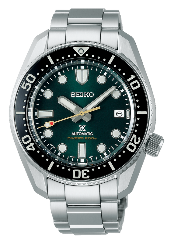 Buy Shop Seiko Prospex 140th Anniversary Limited Edition Automatic Scuba Divers Green Dial Silver Steel Strap Watch for Men - SPB207J1 USA Online