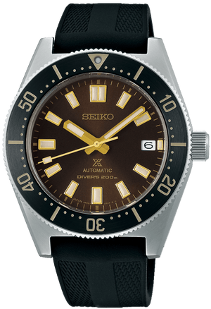 Buy Shop Seiko Prospex 1965 Diver's Modern Re-Interpretation Automatic Brown Dial Black Rubber Strap Watch For Men - SPB147J1 USA Online