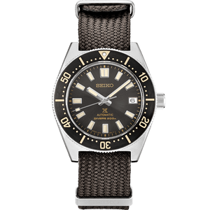 Buy Shop Seiko Prospex 1965 Diver’s Re-Interpretation Automatic Black Dial Brown NATO Strap Watch For Men - SPB239J1 USA Online