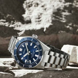 Buy Shop Seiko Prospex 1965 Heritage Diver’s Automatic Blue Dial Silver Steel Strap Watch for Men - SPB451J1 USA Online