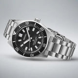 Buy Shop Seiko Prospex 1965 Heritage Divers Automatic Black Dial Silver Steel Strap Watch for Men - SPB453J1 USA Online