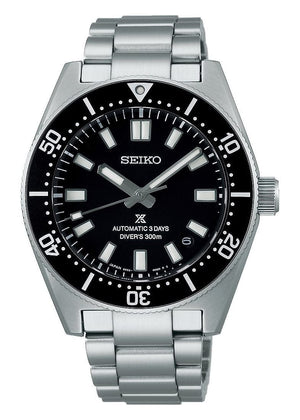 Buy Shop Seiko Prospex 1965 Heritage Divers Automatic Black Dial Silver Steel Strap Watch for Men - SPB453J1 USA Online