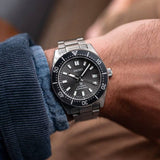 Buy Shop Seiko Prospex 1965 Modern Re Interpretation Automatic Black Dial Silver Steel Strap Watch For Men - SPB143J1 USA Online