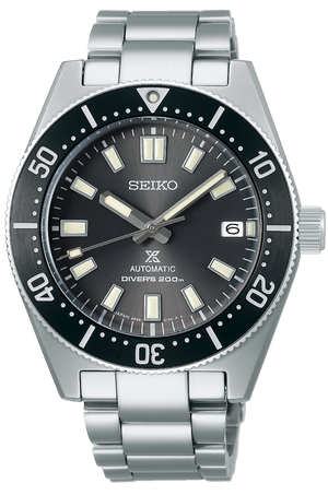 Buy Shop Seiko Prospex 1965 Modern Re Interpretation Automatic Black Dial Silver Steel Strap Watch For Men - SPB143J1 USA Online