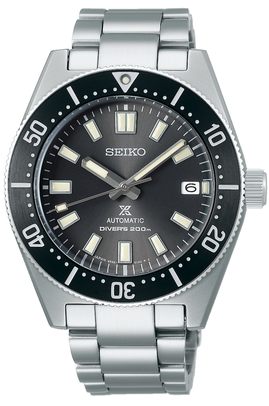 Buy Shop Seiko Prospex 1965 Modern Re Interpretation Automatic Black Dial Silver Steel Strap Watch For Men - SPB143J1 USA Online