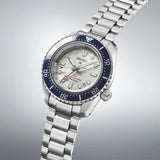 Buy Shop Seiko Prospex 1968 Heritage Diver's GMT 60th Anniversary White Dial Silver Steel Strap Watch for Men - SPB519J1 USA Online