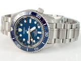 Buy Shop Seiko Prospex 1968 Heritage Divers GMT The Great Wave Limited Edition Blue Dial Silver Steel Strap Watch for Men - SPB509J1 USA Online