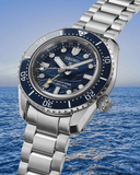 Buy Shop Seiko Prospex 1968 Heritage Divers GMT The Great Wave Limited Edition Blue Dial Silver Steel Strap Watch for Men - SPB509J1 USA Online