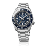 Buy Shop Seiko Prospex 1968 Heritage Divers GMT The Great Wave Limited Edition Blue Dial Silver Steel Strap Watch for Men - SPB509J1 USA Online