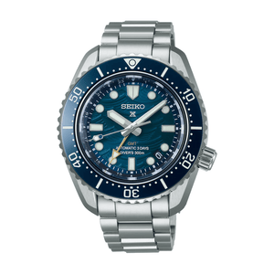 Buy Shop Seiko Prospex 1968 Heritage Divers GMT The Great Wave Limited Edition Blue Dial Silver Steel Strap Watch for Men - SPB509J1 USA Online