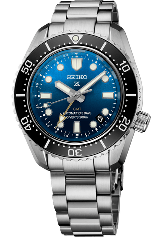 Buy Shop Seiko Prospex 1968 Heritage Divers GMT US Limited Edition Blue Dial Silver Steel Strap Watch for Men - SPB477J1 USA Online