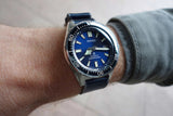 Buy Shop Seiko Prospex Analogue Automatic Diver Blue Dial Black Rubber Strap Watch For Men - SPB053J1 USA Online