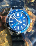 Buy Shop Seiko Prospex Analogue Automatic Diver Blue Dial Black Rubber Strap Watch For Men - SPB053J1 USA Online