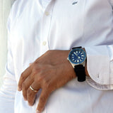 Buy Shop Seiko Prospex Analogue Automatic Diver Blue Dial Black Rubber Strap Watch For Men - SPB053J1 USA Online