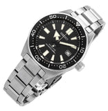 Buy Shop Seiko Prospex Automatic Diver Black Dial Silver Steel Strap Watch For Men - SPB051J1 USA Online