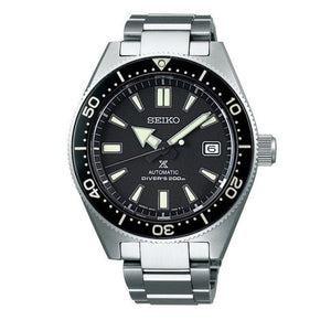 Buy Shop Seiko Prospex Automatic Diver Black Dial Silver Steel Strap Watch For Men - SPB051J1 USA Online