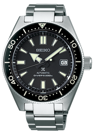 Buy Shop Seiko Prospex Automatic Diver Black Dial Silver Steel Strap Watch For Men - SPB051J1 USA Online
