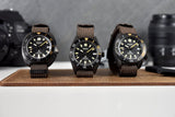 Buy Shop Seiko Prospex Black Series 1965 Limited Edition Black Dial Brown NATO Strap Watch For Men - SPB253J1 USA Online