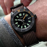 Buy Shop Seiko Prospex Black Series 1965 Limited Edition Black Dial Brown NATO Strap Watch For Men - SPB253J1 USA Online