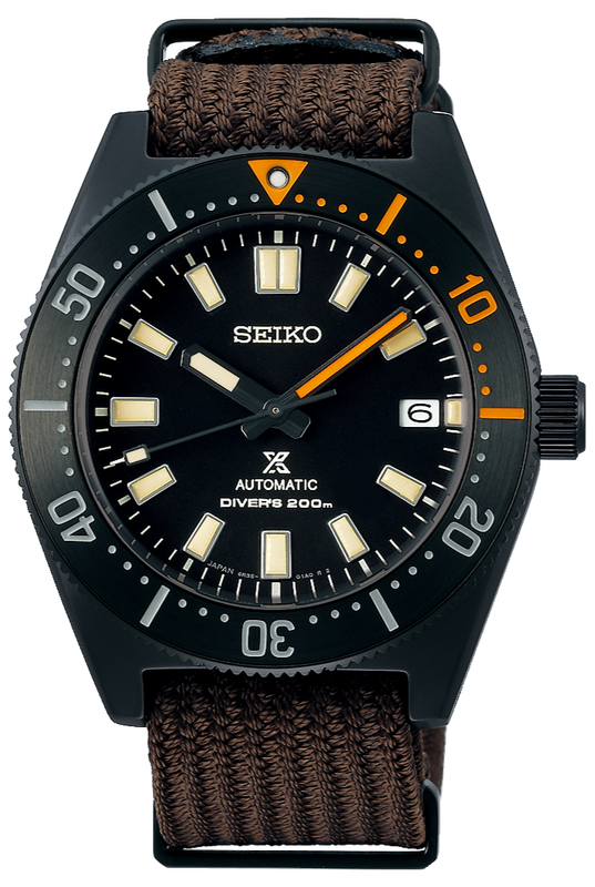 Buy Shop Seiko Prospex Black Series 1965 Limited Edition Black Dial Brown NATO Strap Watch For Men - SPB253J1 USA Online