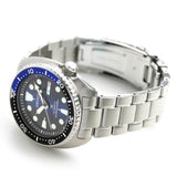 Buy Shop Seiko Prospex Deep Blue Batman Turtle Diver's Automatic Blue Dial Silver Steel Strap Watch for Men - SRPC25J1 USA Online