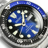 Buy Shop Seiko Prospex Deep Blue Batman Turtle Diver's Automatic Blue Dial Silver Steel Strap Watch for Men - SRPC25J1 USA Online