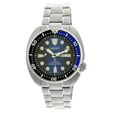 Buy Shop Seiko Prospex Deep Blue Batman Turtle Diver's Automatic Blue Dial Silver Steel Strap Watch for Men - SRPC25J1 USA Online