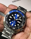 Buy Shop Seiko Prospex Deep Blue Batman Turtle Diver's Automatic Blue Dial Silver Steel Strap Watch for Men - SRPC25J1 USA Online