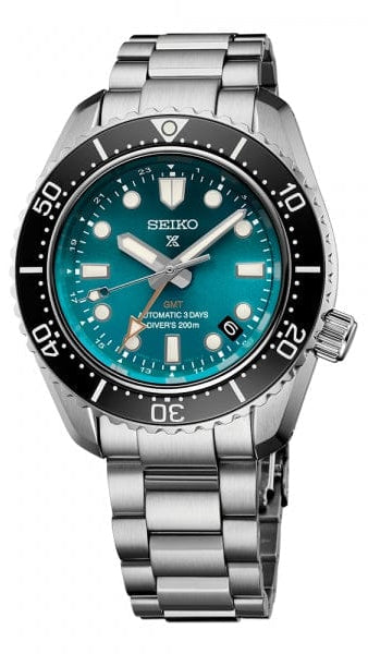 Buy Shop Seiko Prospex Diver Automatic Turquoise Dial Silver Steel Strap Watch for Men - SPB475J1 USA Online
