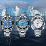 Buy Shop Seiko Prospex Glacier Save the Ocean Green Dial Silver Steel Strap Watch For Men - SPB297J1 USA Online