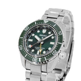Buy Shop Seiko Prospex GMT Divers Automatic Marine Green Dial Silver Steel Strap Watch For Men - SPB381J1 USA Online