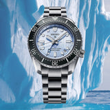 Buy Shop Seiko Prospex Limited Edition Automatic GMT Glacier Blue Dial Silver Steel Strap Watch For Men - SPB385J1 USA Online
