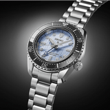 Buy Shop Seiko Prospex Limited Edition Automatic GMT Glacier Blue Dial Silver Steel Strap Watch For Men - SPB385J1 USA Online