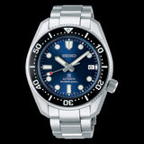 Buy Shop Seiko Prospex Marinemaster Automatic Scuba Divers Blue Dial Silver Steel Strap Watch for Men - SPB187J1 USA Online