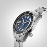 Buy Shop Seiko Prospex Marinemaster Automatic Scuba Divers Blue Dial Silver Steel Strap Watch for Men - SPB187J1 USA Online