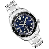 Buy Shop Seiko Prospex Marinemaster Automatic Scuba Divers Blue Dial Silver Steel Strap Watch for Men - SPB187J1 USA Online
