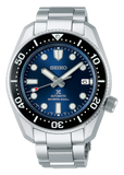 Buy Shop Seiko Prospex Marinemaster Automatic Scuba Divers Blue Dial Silver Steel Strap Watch for Men - SPB187J1 USA Online