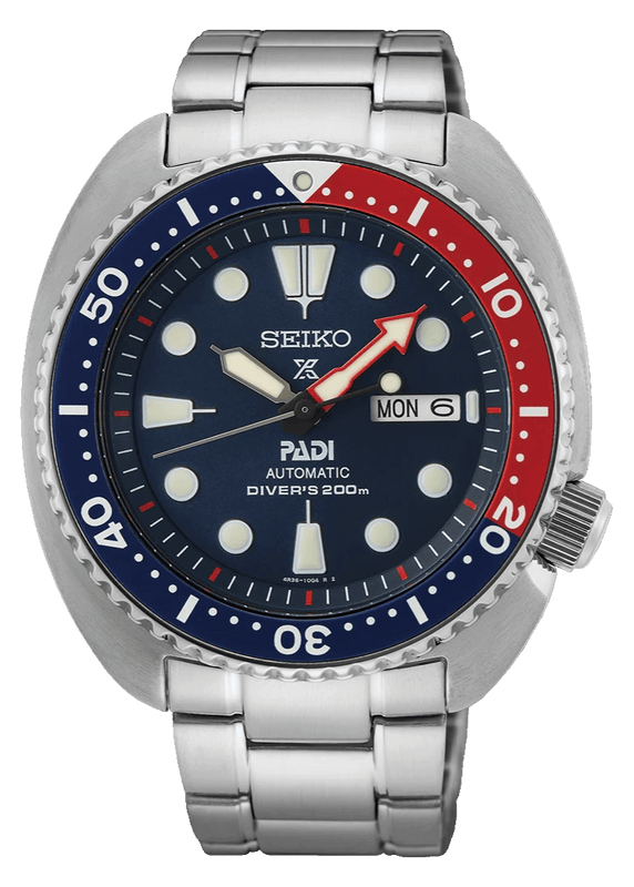 Buy Shop Seiko Prospex PADI Special Edition Automatic Blue Dial Silver Steel Strap Watch for Men - SRPE99 USA Online