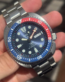 Seiko Prospex PADI Special Edition Automatic Blue Dial Silver Steel Strap Watch for Men - SRPE99