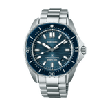 Buy Shop Seiko Prospex Polygonal Divers Automatic Blue Dial Silver Steel Strap Watch for Men - SPB483J1 USA Online